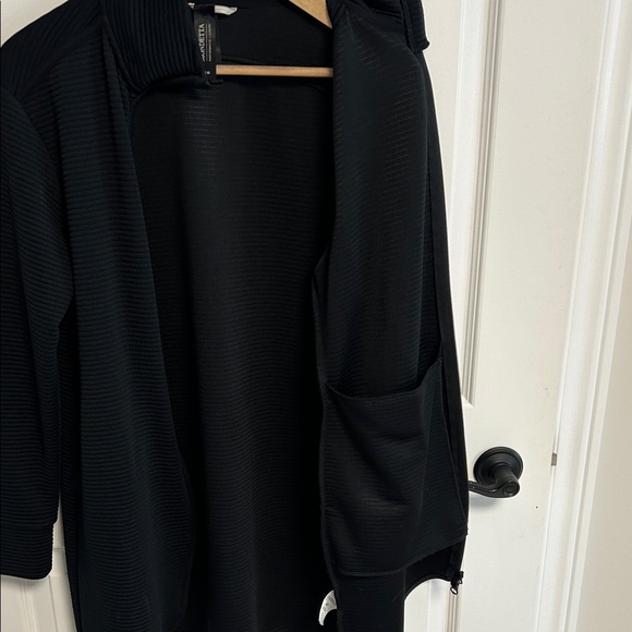 Mondetta Black Ribbed Zip-Up Sweater - Picture 4 of 6